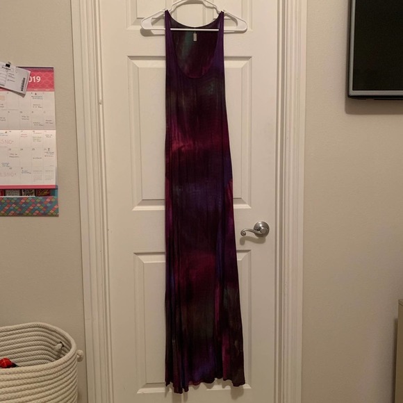 INDAH Pilar Open Side Maxi Dress Cosmic Tie Dye XS - Picture 5 of 8